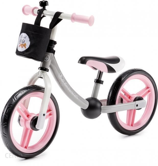 Rowerek biegowy Kinderkraft Pink2Way Next Light Pink