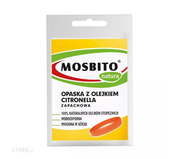 Mosbito, opaska z olejkiem cytrynowym
