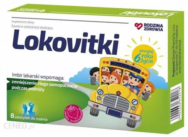 Silesian Pharma Rodzina Zdrowia Lokovitki 8 Pastylek Do Ssania