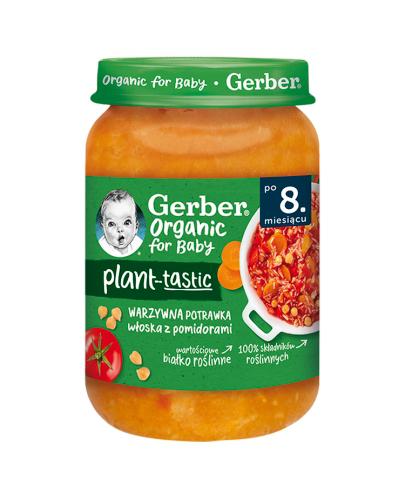  Gerber Organic For Baby Plant-Tastic Warzywna potrawka włoska z pomidorami dla niemowląt po 8 miesiącu 190g
