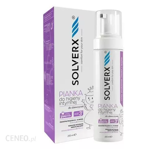 Solverx Pianka go higieny intymnej dla dziewczynek 