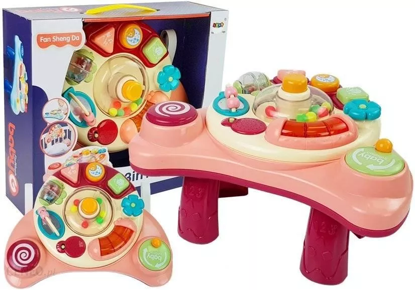 Lean Toys, Interaktywny stolik z odgłosami zwierząt 