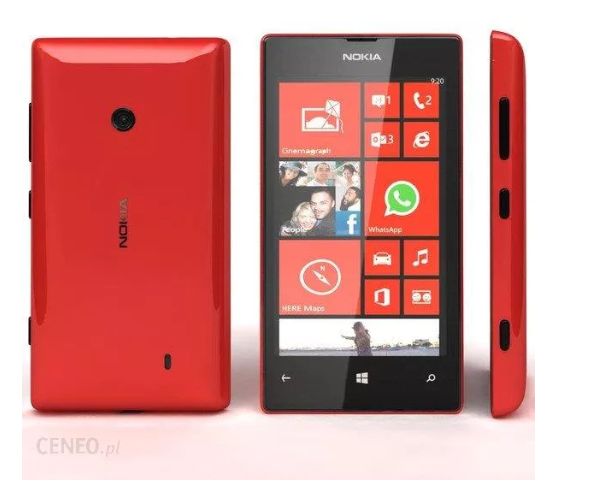 Smartfon Nokia Lumia 520 Czerwony