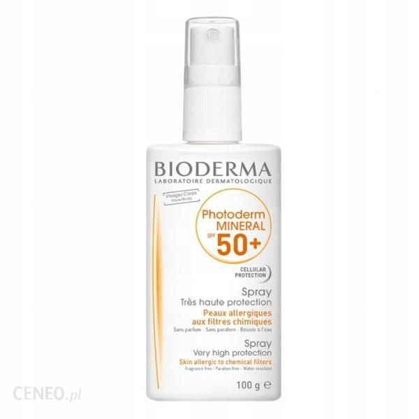 Bioderma Photoderm, spray z filtrem mineralnym, SPF 50